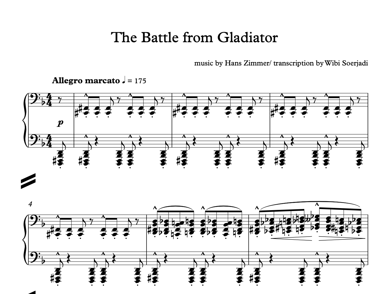 The Battle from Gladiator